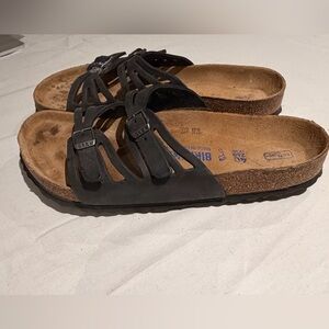 Birkenstock Black Slide Sandals